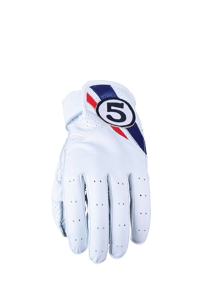 Amazon | ファイブ(FIVE) バイクグローブ ホワイト (サイズ:L