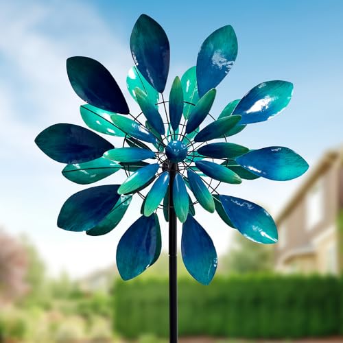 PROMISED FARM Large Wind Spinners - Decorative Garden Whirligigs -