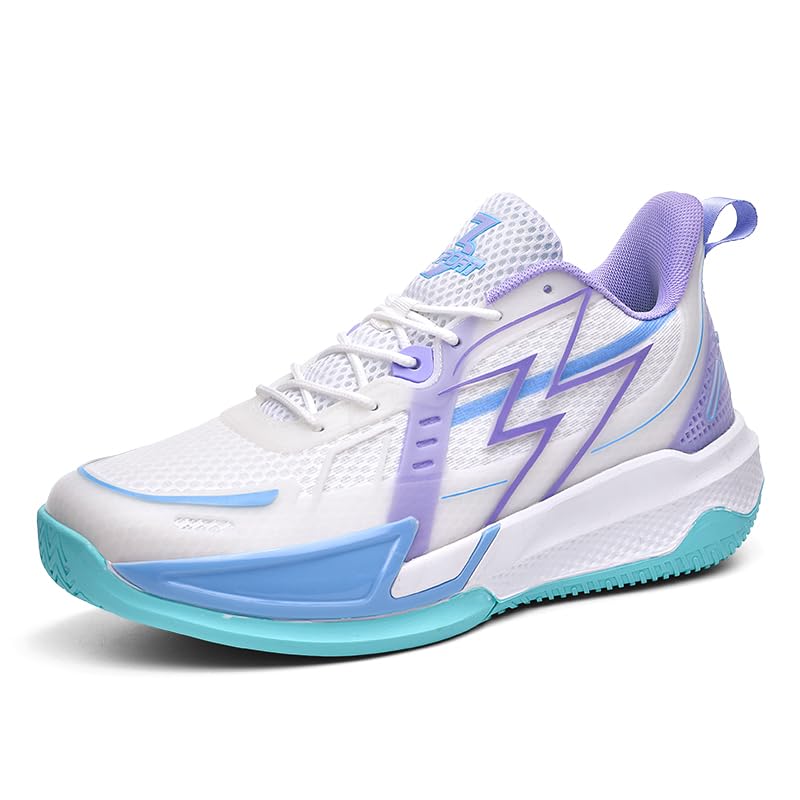 Image of Women Basketball Shoes Fashion Sneakers Comfortable Unisex Athletic Lightweight Non Slip Outdoor Sport Volleyball Shoes