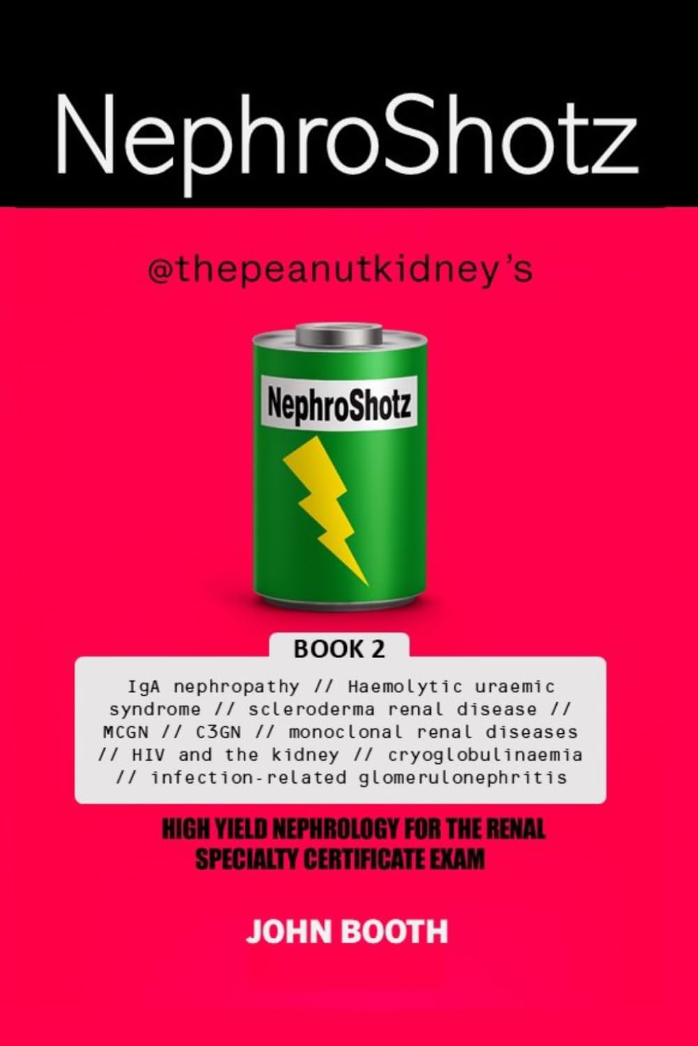 Nephroshotz Book 2: High Yield Nephrology for the Renal Specialty Certificate Exam