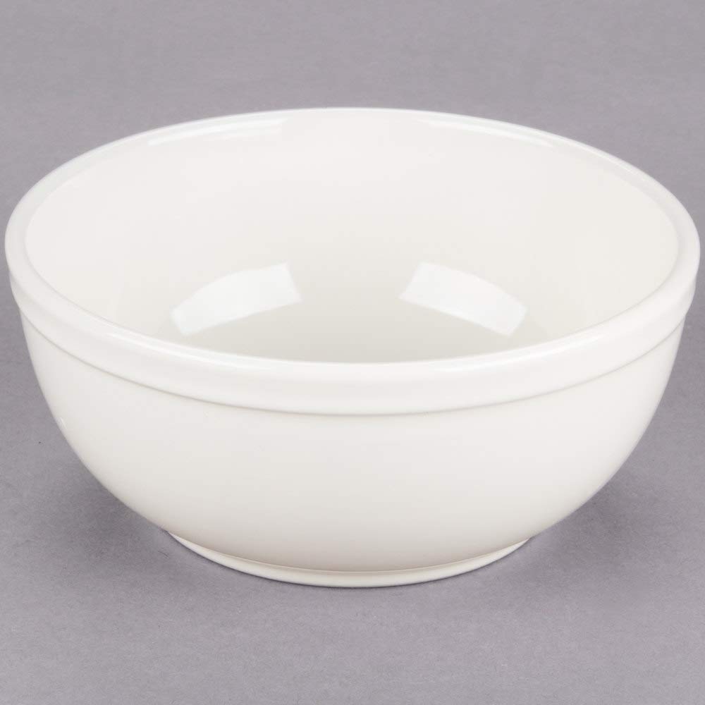 Home VSS Restaurant Value Narrow Rim Nappie Bowl 12.5oz America White, Case of 36