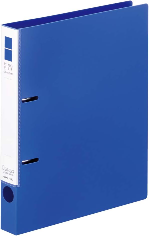 コクヨ ファイル リングファイル スリムスタイル PPシート表紙 B5 220枚 青 フ-URF431B