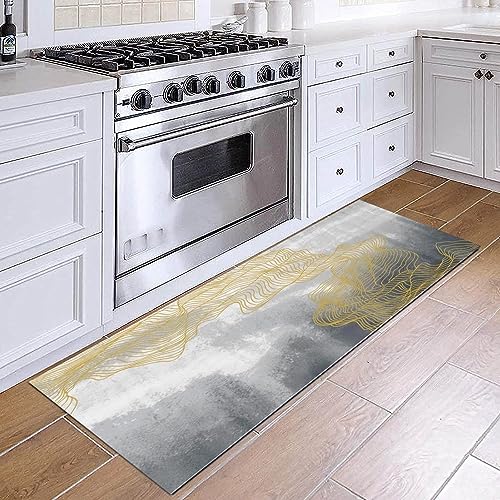 Tapis de couloir avec envers en caoutchouc lavable pour sécuriser le sol - 2
