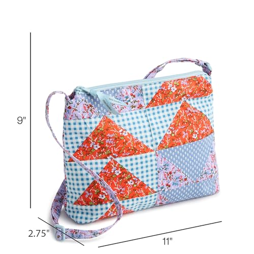 Image of Vera Bradley Women's Premium Cotton Original Zip Hipster Crossbody Bag