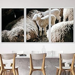signwin 3 Piece Framed Canvas Wall Art Fun...