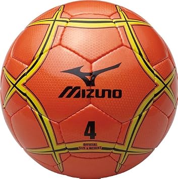 Amazon Mizuno ミズノ サッカーボール 4号球 検定球 12os オレンジ イエロー ブラック Mizuno ミズノ スポーツ アウトドア