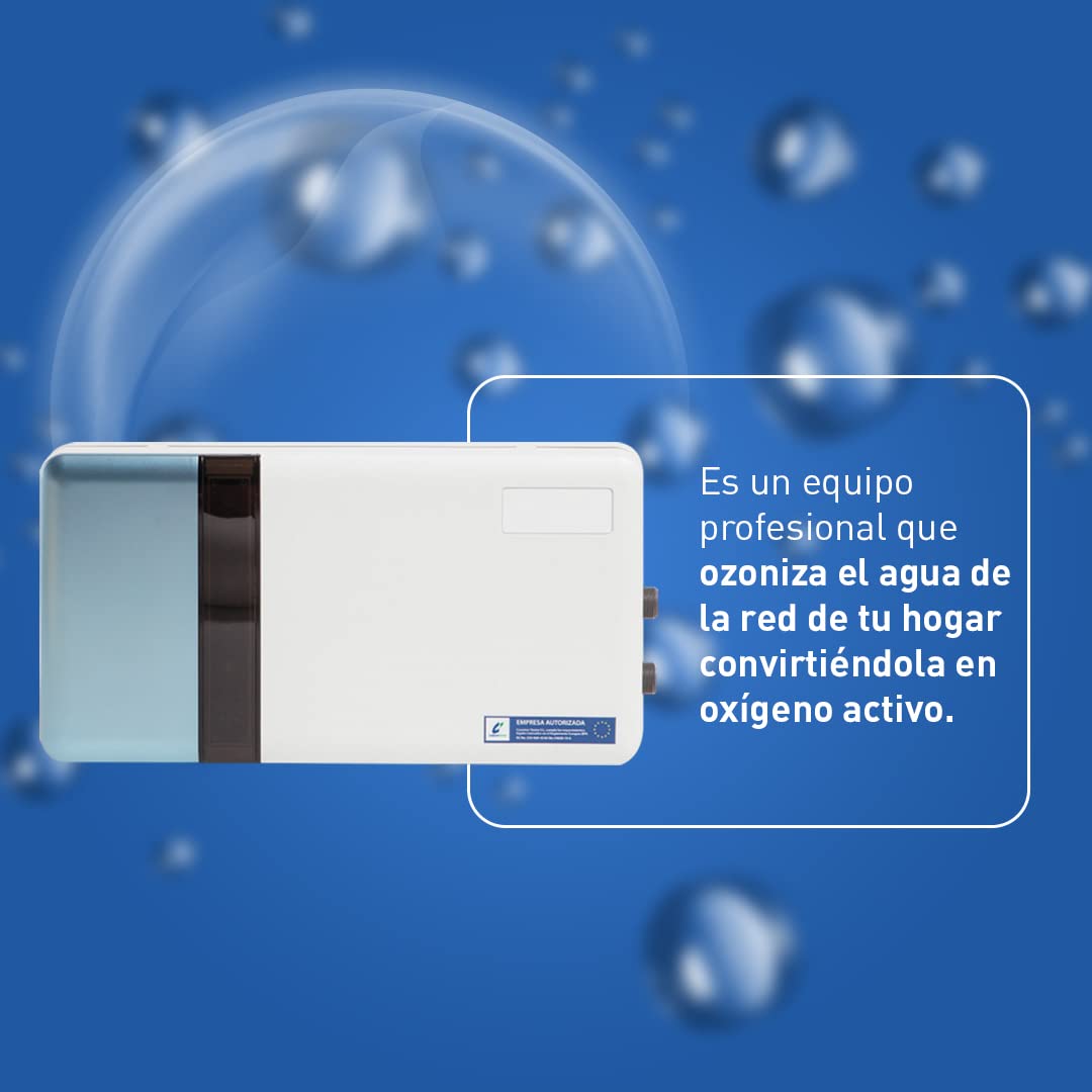 Ozono Hogar - Generador de Ozono Doméstico Alfa Plus Ultra - Purificador de agua instalable en lavadoras para desinfectar - Lava tu ropa sin detergente ni otros productos químicos