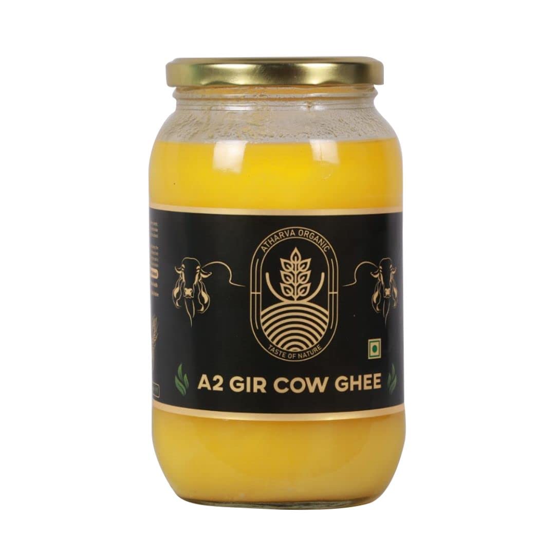 Atharvaa Organic A2 Desi Gir Cow Ghee | Bilona Ghee | Pure, Natural & Healthy | Lab Tested | (1000ml) (B0B6P2CQF1) Amazon Price History, Amazon Price Tracker
