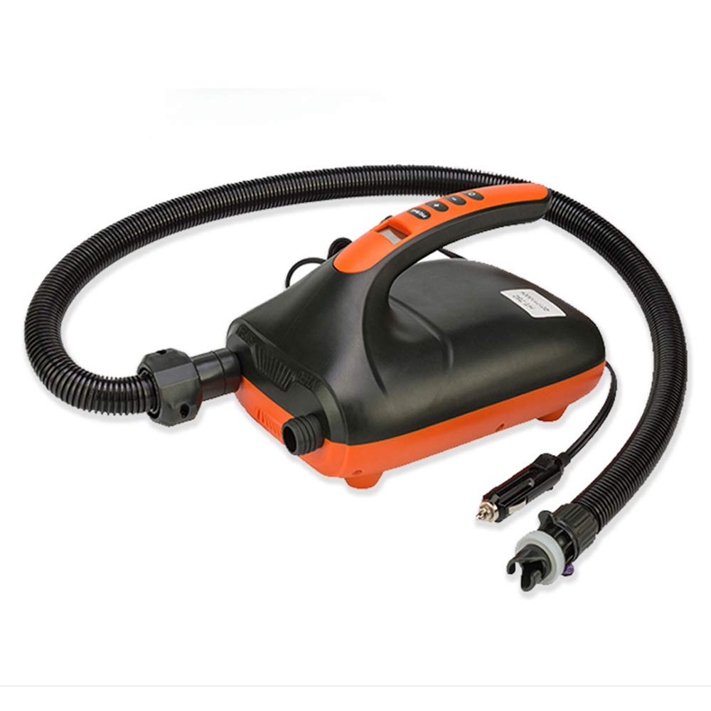 SUP Bomba de aire eléctrica 20PSI 6 accesorios para tabla de paddle surf inflable, colchoneta de gimnasia inflable, colchones de aire, botes inflables, tienda inflable