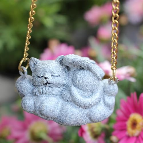 Décorations du cimetière pour chats et pierre tombale en résine extérieure