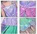 FINDPITAYA Niñas La Sirenita Vestido de Princesa Ariel Niños Disfraz Cola de...