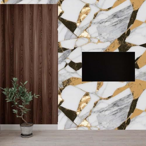 Image of SARVATRAY Self-Adhesive Wallpaper, Kitchen Stickers Oil Proof Heat Resistant, Wall Stickers for Kitchen, Wallpaper for Wall, Vinyl Sheet, Kitchen Wall, Kitchen Sheet (2 M Galaxy Stone)