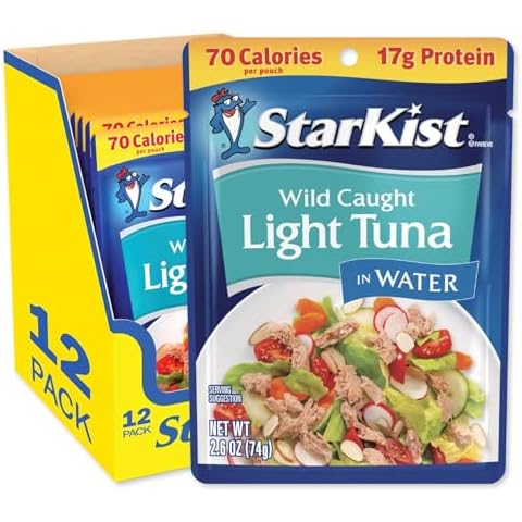 StarKist Chunk Light Tuna in Water, 2.6 Oz, Pack of 12 Cover