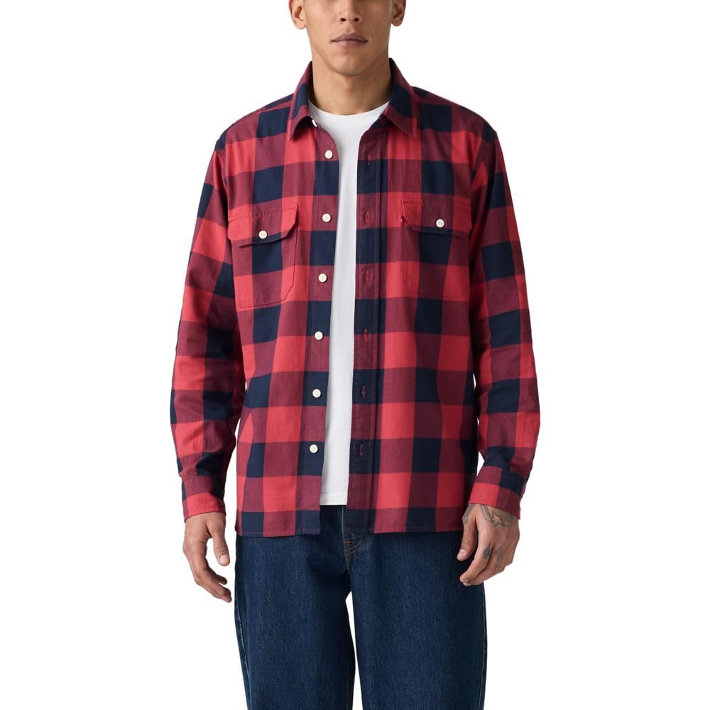 

                                                    Levi's Men's Classic Worker Long Sleeve Shirt, (Ne
