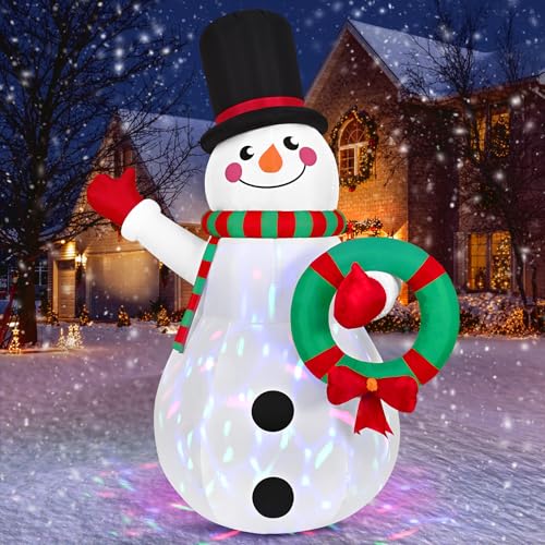 Livofloral Aufblasbarer Schneemann, XXL 240cm Aufblasbare...