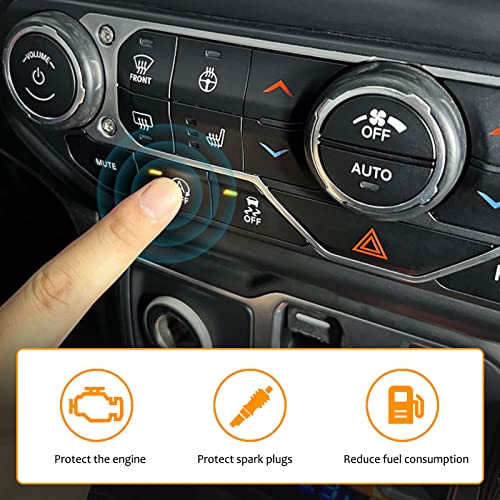Auto Start Stop Eliminator For Jeep Wrangler Jl Jlu 2018-2023&Jeep Wrangler Gladiator Automatic Stop Start Engine System Delete/Disable/Canceller Cancel Device Cable #TOP6