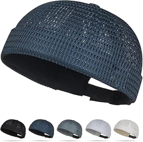【Struttura in rete traspirante】 Realizzato in rete traspirante di alta qualità, questo cappellino da marinaio senza visiera offre una ventilazione eccezionale e il massimo flusso d'aria. Mantiene efficacemente la testa fresca e asciutta anche nel caldo torrido dell'estate e in condizioni di umidità, ideale per essere indossato all'aperto tutto il giorno.