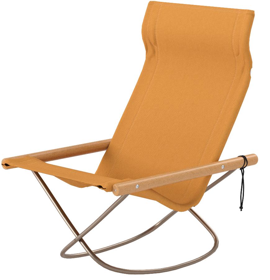 ニーチェアエックスオットマンセットナチュラル／キャメル