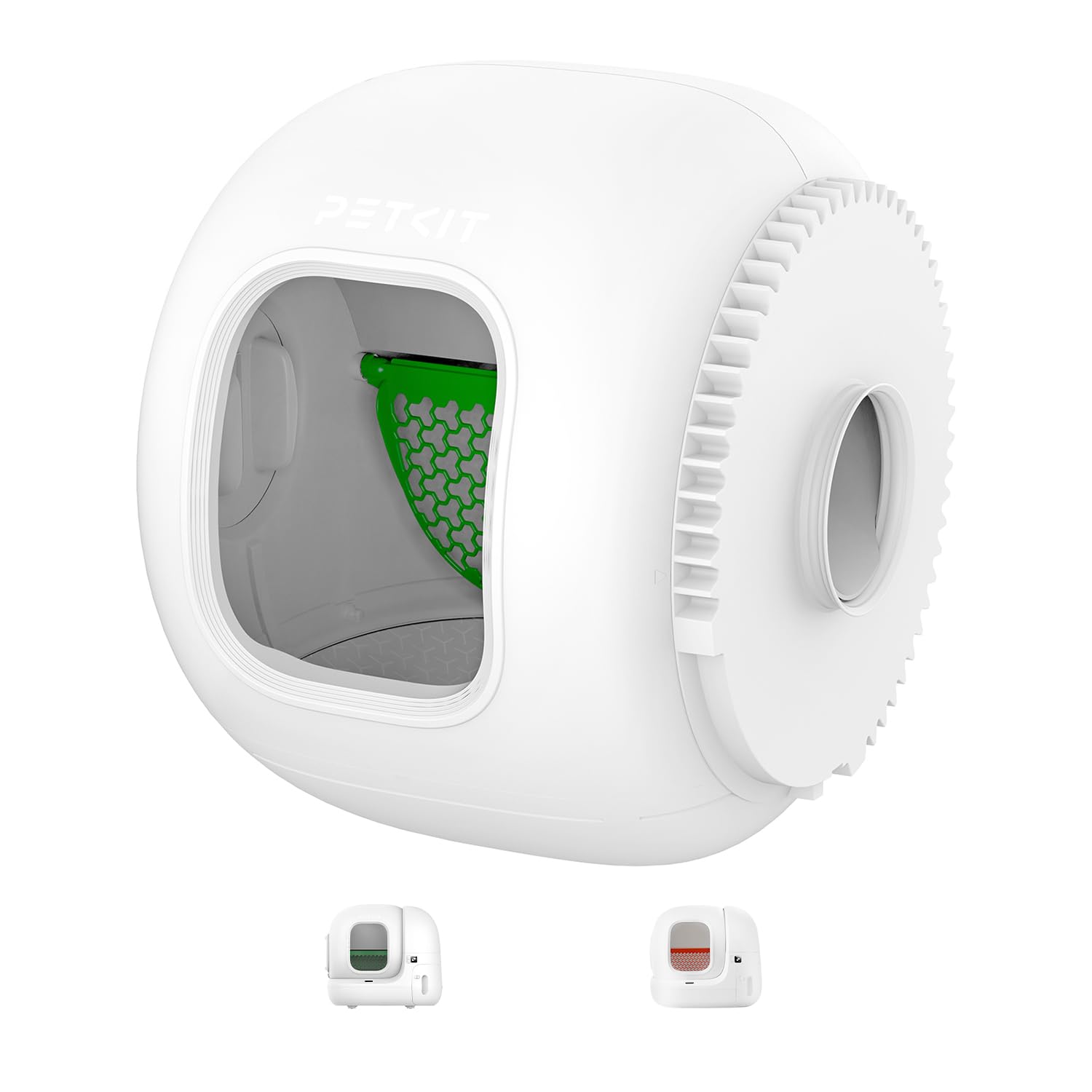 Replaced Upgrade Leakproof Cylinder for PuraMax 2/PuraMax Automatic Cat Litter Box, Include Magnetic Litter Remover and Litter Sifter, Litter Pad Max