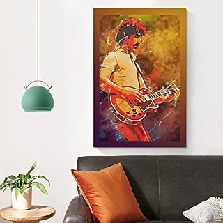 LANGFENG Poster Frank Zappa sur toile – Décoration murale moderne pour chambre à coucher – 30 x 45 cm - Les Beatles, Paul McCartney, John Lennon, RIngo Starr, George Harrison LANGFENG Poster Frank Zappa sur toile - Décoration murale moderne pour chambre à coucher - 30 x 45 cm – Image 4