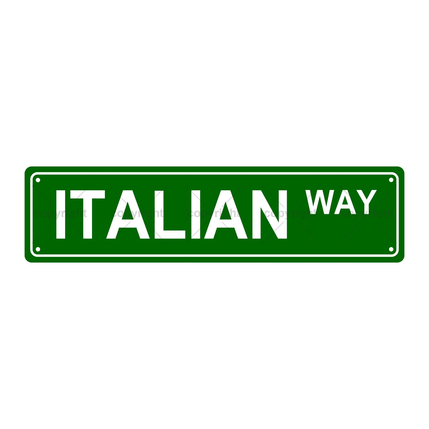 Italian Way People Metal Tin Street Sign Bar Cafe Garage Cave Home Room Wall Bathroom Farmhouse Garden Porch Patio Decor,4x16 Inch