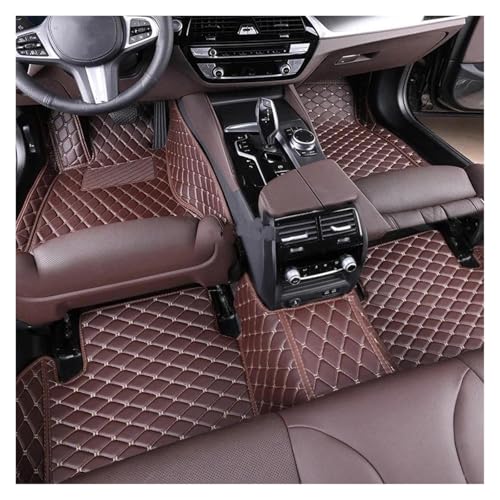 Tapis voiture Smart Fortwo 2007-2015 tapis de sol antidérapant café