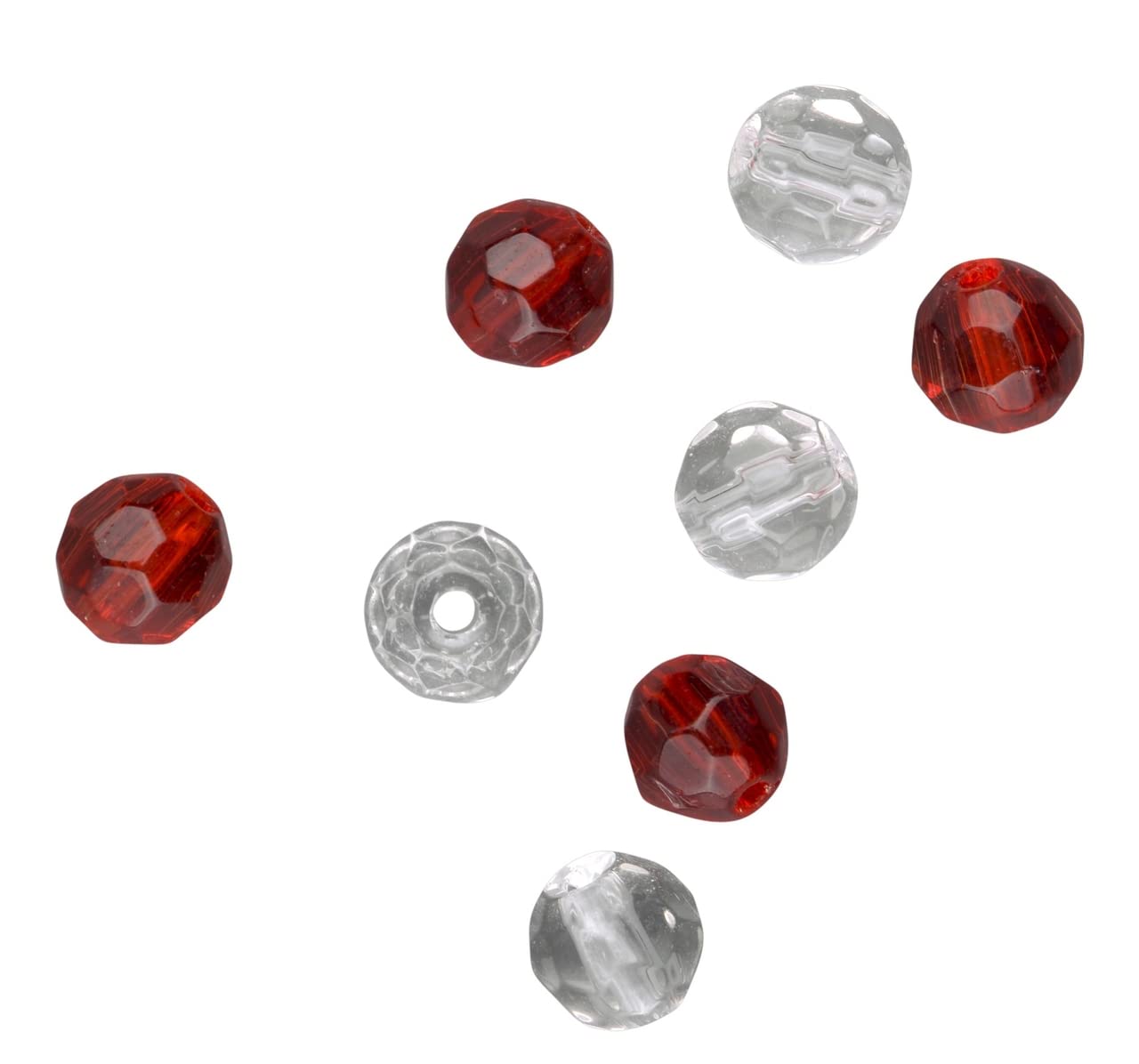 Lot De 30 Perles Rondes En Verre En Plastique Compatibles