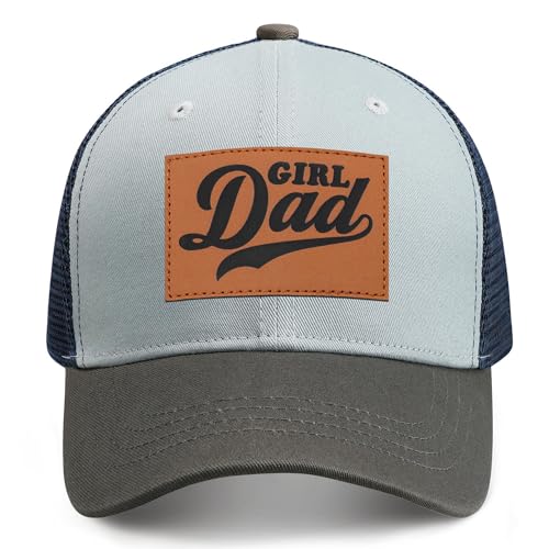 Bakyiwe Girl Father Daddy Gifts Dad Hats for Men Adjustable Dad Trucker Hats Fathers Day Birthday Gifts from Daughter Grey-Green