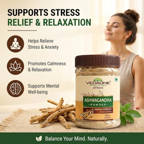 Image of Natural Ashwagandha (Indian Ginseng) Powder - 100g