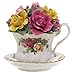 Royal Albert Old Country Roses Musik-Teetasse, 10,2 cm, Weiß mit buntem Blumendruck