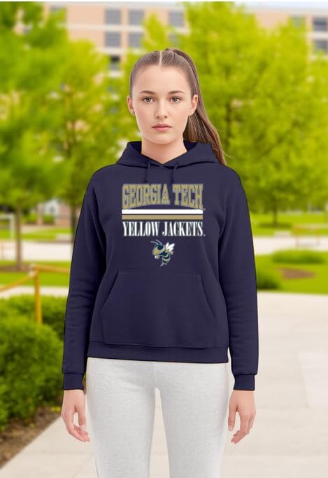 License Champs Hooded Sweatshirt | Official NCAA College Merch | Mens Womens Adult Hooded Sweatshirt | Mens Womens | Bar Logo - Image 3