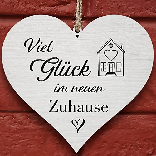 Glitzkind Panneau en bois Bienvenue - Cadeau pour pendaison de crémaillère - Panneau de nouvelle maison pour la porte d'entrée - Idées cadeaux de décoration de porte - Famille