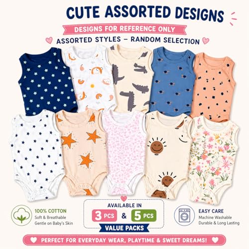 Image of Unisex Baby Footed Sleepsuits | Long Sleeve Footed Sleepsuits | Baby Rompers Cotton Sleeveless| Long Sleeve Bodysuits