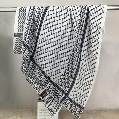Fashion Keffiyeh – Polyester Head Neck Scarf – Arab Shawl Scarf for Women Girls – Palestine Style and Flag3