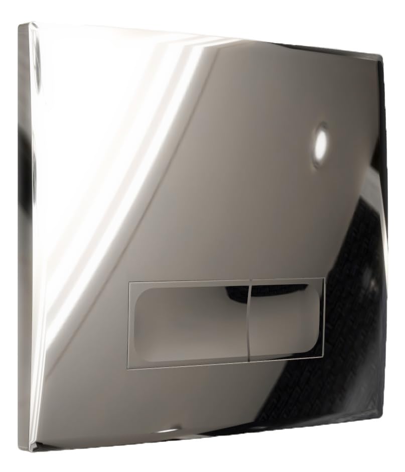 Dual Flush Plate Shiny Chrome