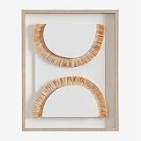 SKLUM Cuadro Decorativo con Textura de Fibras Naturales (40x50 cm) Odili Poliestireno A