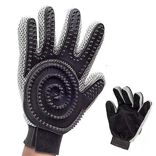 Zirbel Fellpflege Handschuh 2 in 1 - Massage und Enthaarung - für Hund und Katze Cover