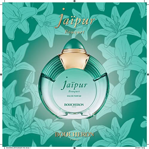 Boucheron Vaporisateur, Jaipur Bouquet Eau de Parfum Vaporisateur 100ml Mixte, Noir, 100 ml/3,3 Oz - Image 4