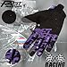 Fast passion Motorcycle Gloves for Men Women,Full Finger Mountain Dirt Bike,Motocross Gloves Anti-Slip MX MTB ATV BMX Road Racing,Biking,Riding Cycling (White/Purple01, L)