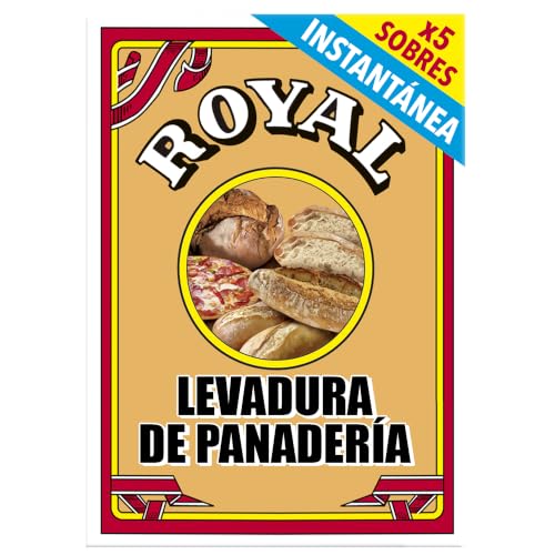 Royal Polvos para Hornear de Panadería Deshidratada, Pack 5 x 5,5 g - 27,5 g