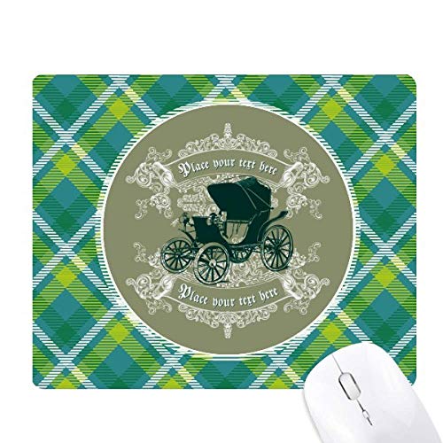 Tapis de souris voitures classiques de haute précision imprimé en vert foncé pixel