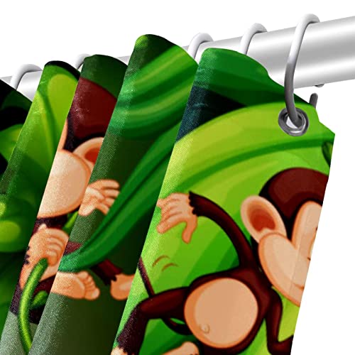 Rideau de douche singe imperméable pour stopper l'eau sur le carrelage