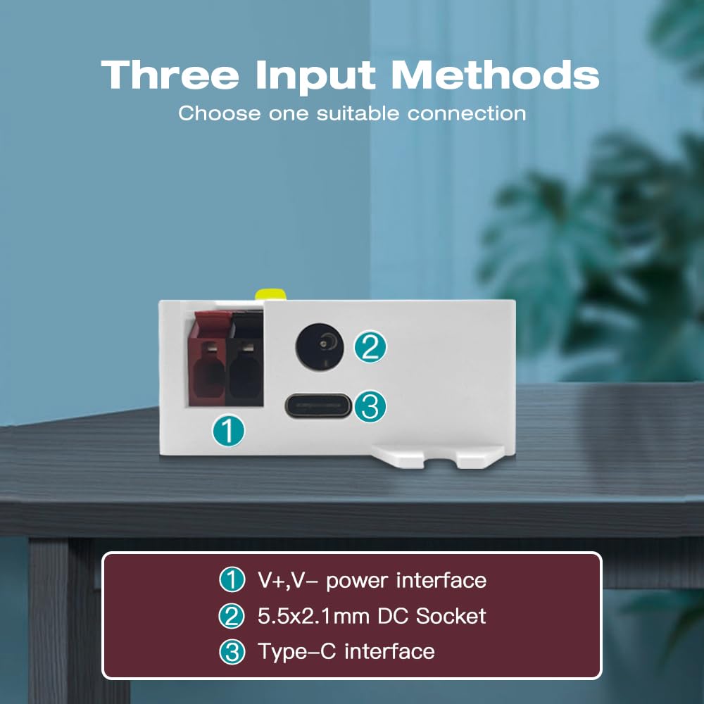 Controlador de tira LED inteligente GLEDOPTO ZigBee 3.0 5-en-1 - RGBCCT/RGBW/CCT/RGB/Variateu - Compatible con ecosistemas principales (Requiere puerta de enlace ZigBee)