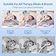 HOMCA CPAP Memory Foam Kissen für Alle CPAP-Masken, Ergonomisches Kissen für Seitenschläfer mit CPAP-Maskenrillen und Stützbereich, Reduziert Luftauslässe und Druck der Maske