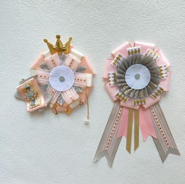 MEKE☺︎ ５点セット Amazon.co.jp: Can Badge Rosette, Light Blue, DIY Making Kit