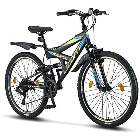 Licorne Bike Strong V Premium Mountainbike in 26 Zoll - Fahrrad für Jungen Cover