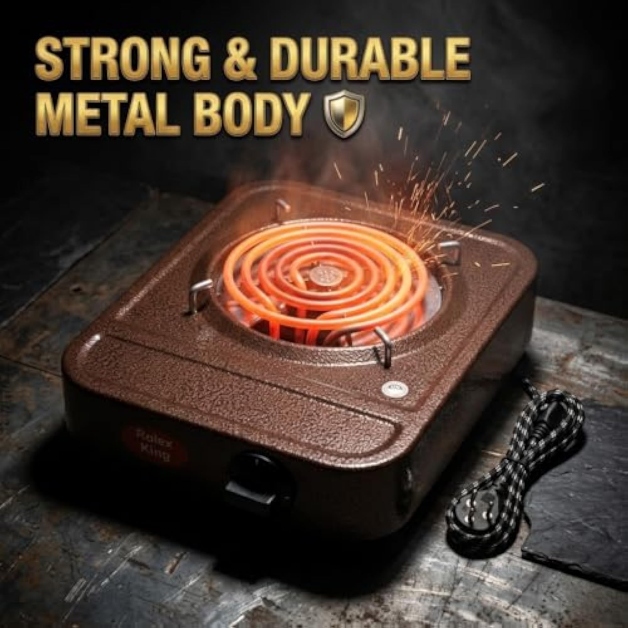 Portable 2000W Electric Hot Plate for Cooking