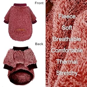 Kosiyi Dog Sweaters for Small Dogs Girl Boy Puppy Clothes Chihuahua Teacup Yorkie Fleece Sweaters Spring Winter Warm Sweater Tiny Dog Outfits Pet Clothes Cat Sweater red Small  Cucciolini Doodles Kosiyi dog sweaters for small dogs girl boy puppy clothes chihuahua teacup yorkie fleece sweaters spring winter warm sweater tiny dog outfits pet clothes cat sweater red small   cucciolini doodles