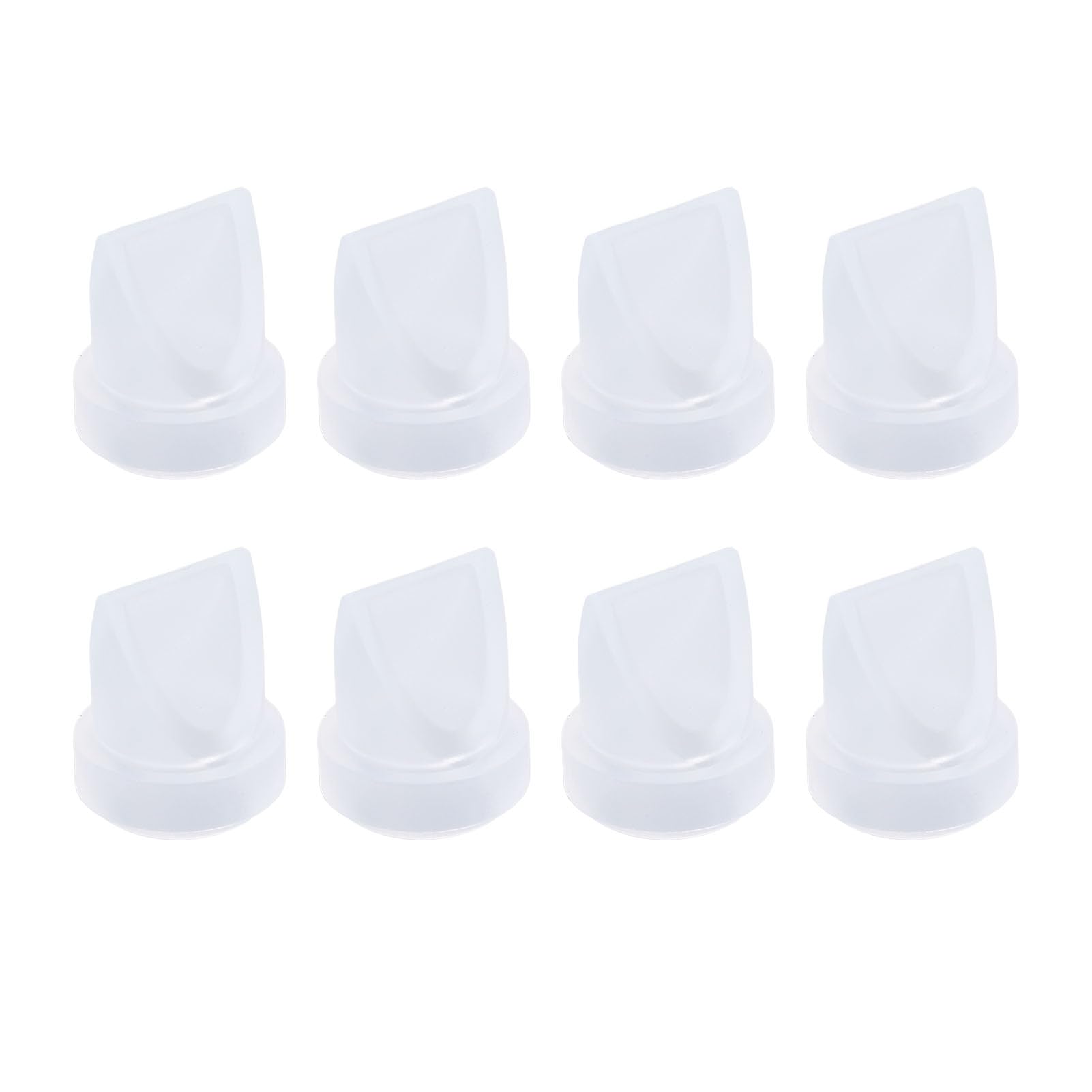 8pcs Duckbill Valves Replacement Pump Parts for V2 V1 Breastfeeding Pump Hygienic Milk Collection with Soft Food Grade Silicone