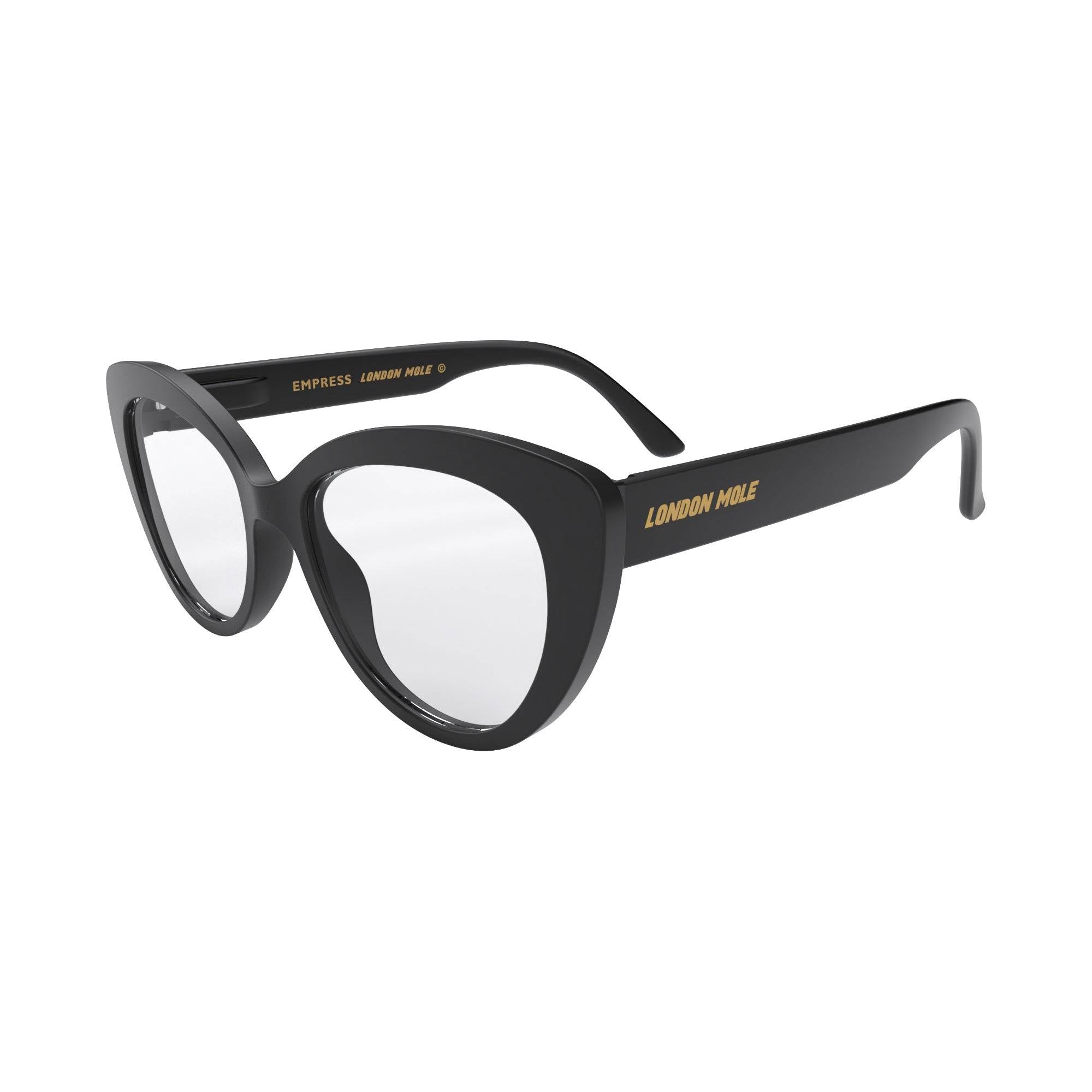LONDON MOLE® Empress Lunettes de lecture | Lectures en forme d’œil de chat sympas | Femmes | Charnières à ressort